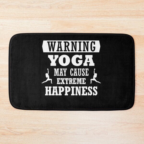 Item preview, Yoga causes Happiness I Funny sayings for yogis yoga teacher T-shirt designed and sold by surfingfun.