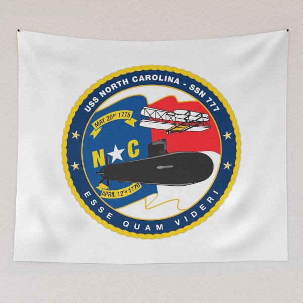Item preview, SSN-777 USS North Carolina designed and sold by Nikki SpaceStuffPlus.