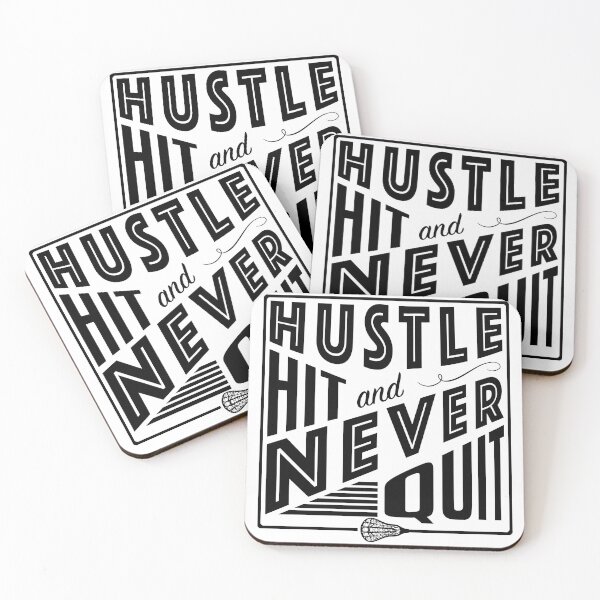 Item preview, Lacrosse, Hustle Hit and Never Quit designed and sold by gamefacegear.