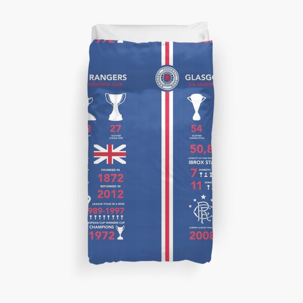Glasgow Rangers Duvet Covers Redbubble