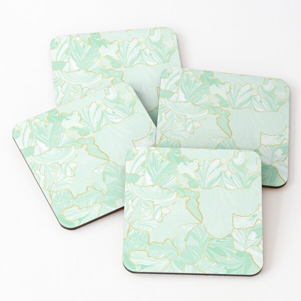 Item preview, Marbled Kintsugi Sage designed and sold by MarbleCloud.