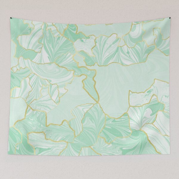 Item preview, Marbled Kintsugi Sage designed and sold by MarbleCloud.