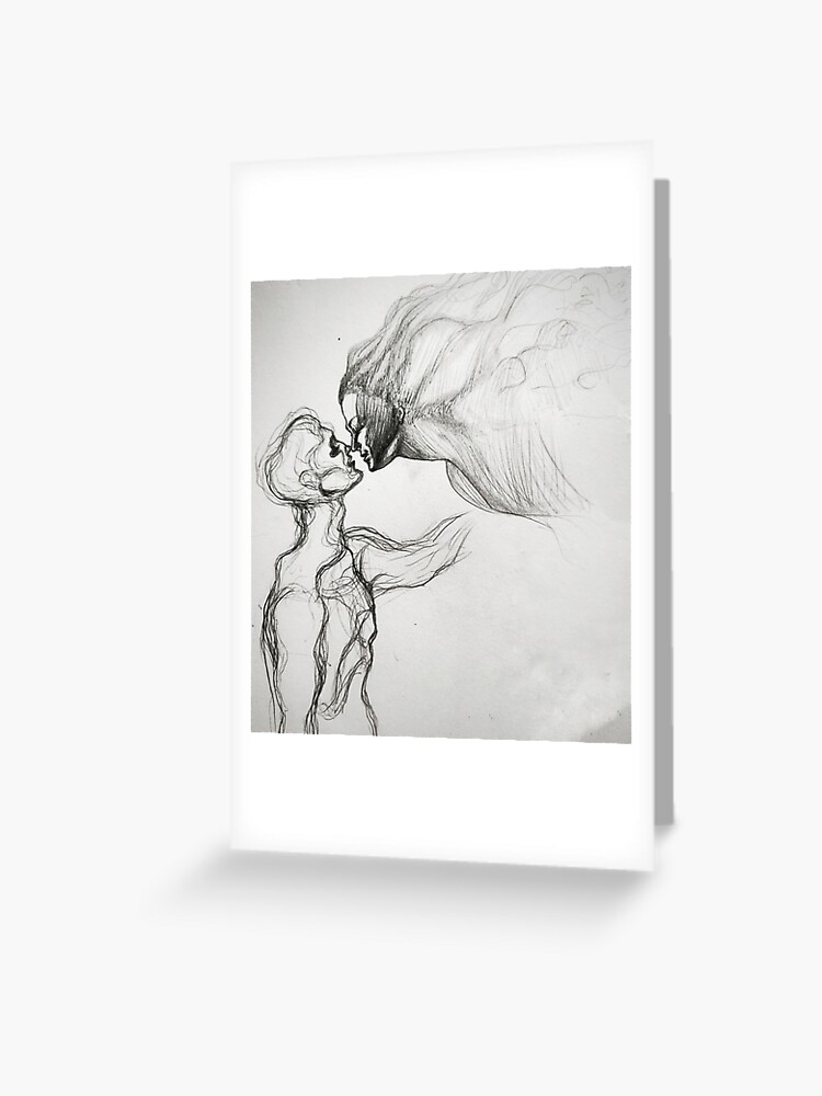 Carte De Vœux Amour Perdu Par Anju Art Redbubble