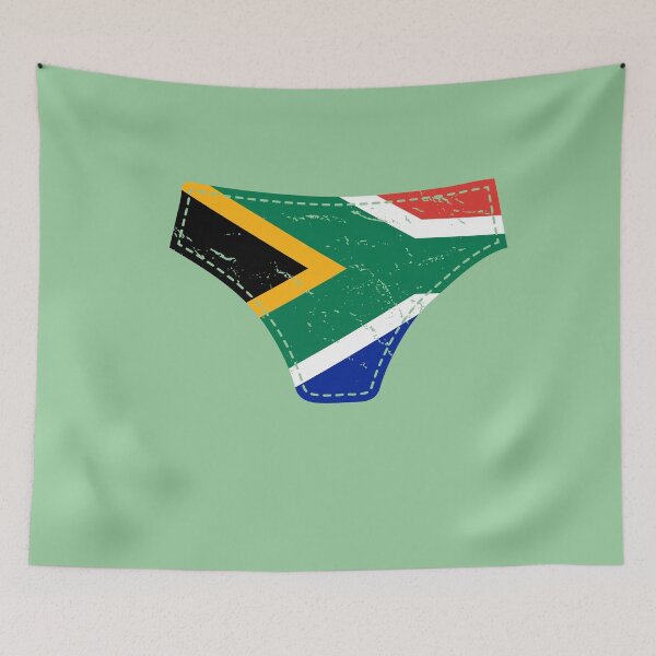 Item preview, South Africa Rugby Bokke Funny Underwear Flag designed and sold by d247.