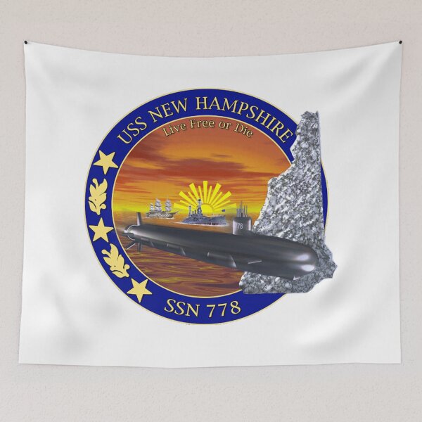 Item preview, USS New Hampshire SSN-778 designed and sold by Nikki SpaceStuffPlus.