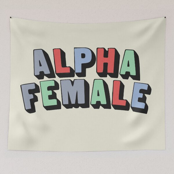 Item preview, Alpha Female  / Typography Design  designed and sold by AestheticNow.