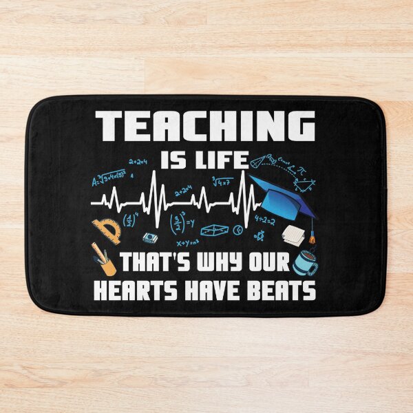 Item preview, Meaningful Teacher Gift - That's Why Our Hearts Have Beats - EKG Pulse Teaching designed and sold by kntranhoang.
