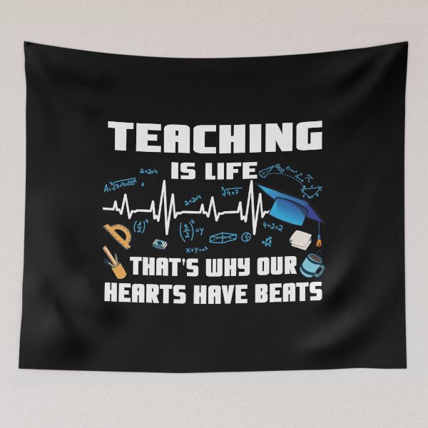 Item preview, Meaningful Teacher Gift - That's Why Our Hearts Have Beats - EKG Pulse Teaching designed and sold by kntranhoang.