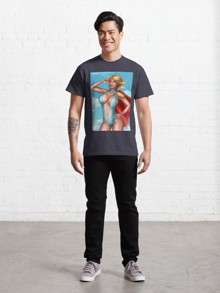 Alternate view of Superhero Bikini Classic T-Shirt