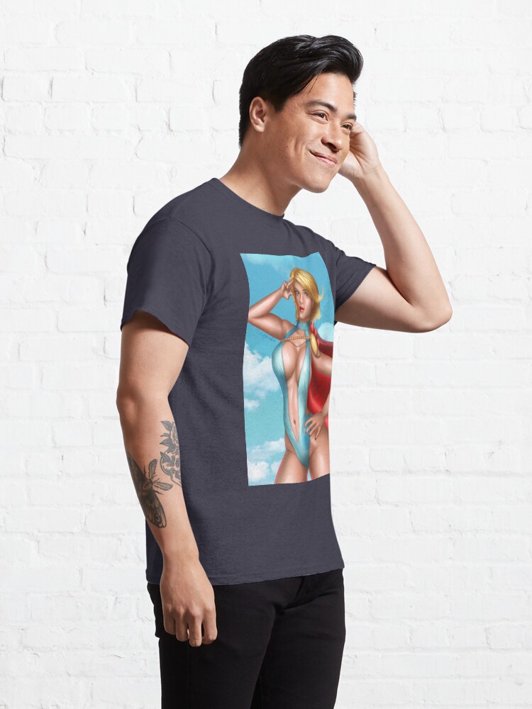 Alternate view of Superhero Bikini Classic T-Shirt