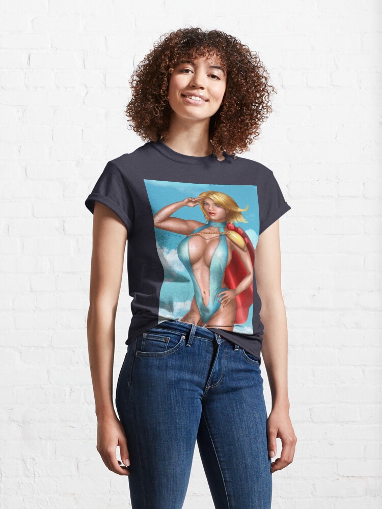 Alternate view of Superhero Bikini Classic T-Shirt