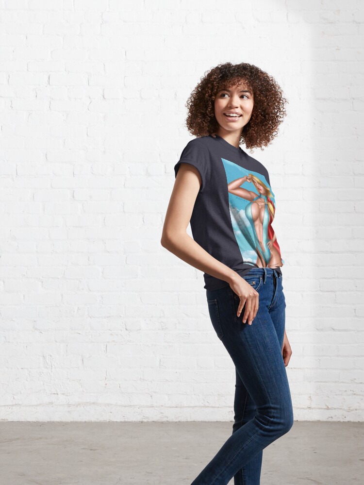 Alternate view of Superhero Bikini Classic T-Shirt