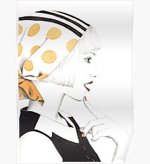 Vintage Girl Poster