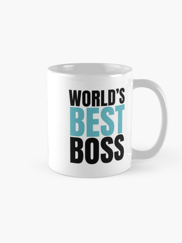 "Worlds Best Boss" Mug by skr0201 | Redbubble