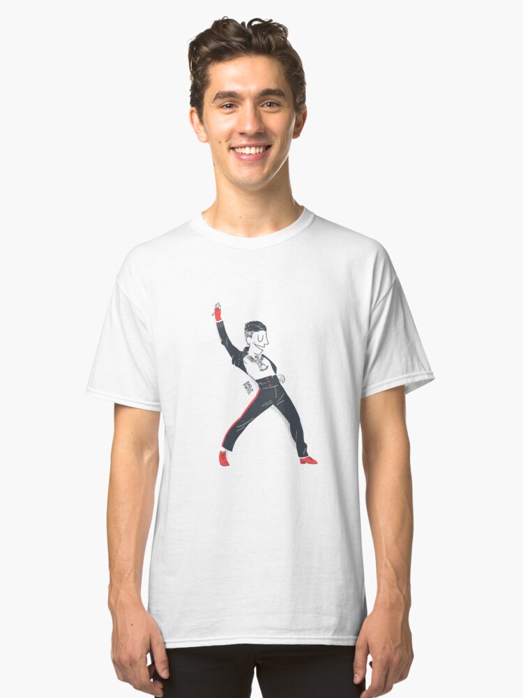 Vista alternativa de Camiseta clásica Los Angeles Style Salsa Dancer