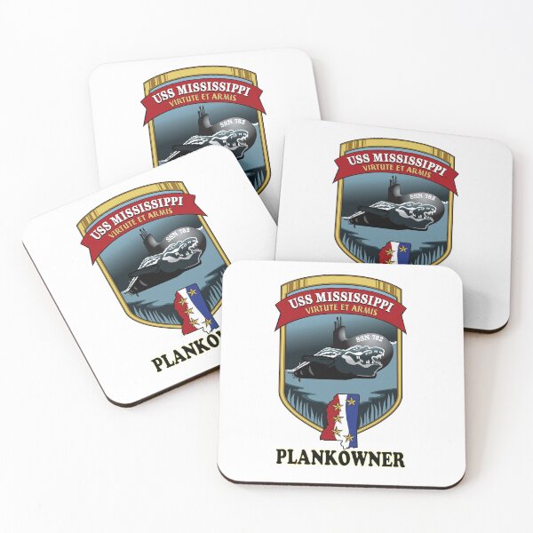 Item preview, SSN-782 USS Mississippi Plank Owner Crest designed and sold by Nikki SpaceStuffPlus.