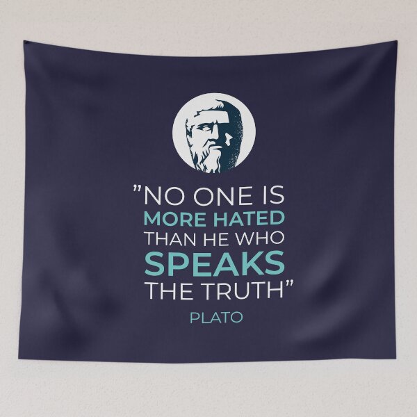 Artikelvorschau, Philosoph, Philosophie, Plato Zitat entworfen und verkauft von DerSenat.