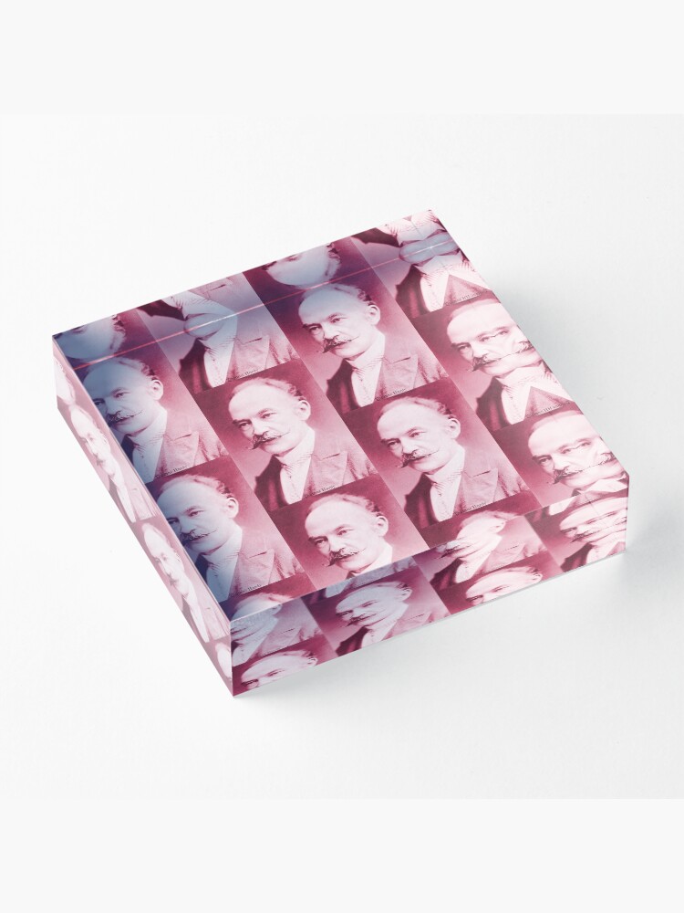 Alternate view of Thomas Hardy OM, English novelist and poet. Acrylic Block