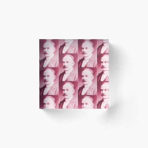 Thomas Hardy OM, English novelist and poet. Acrylic Block