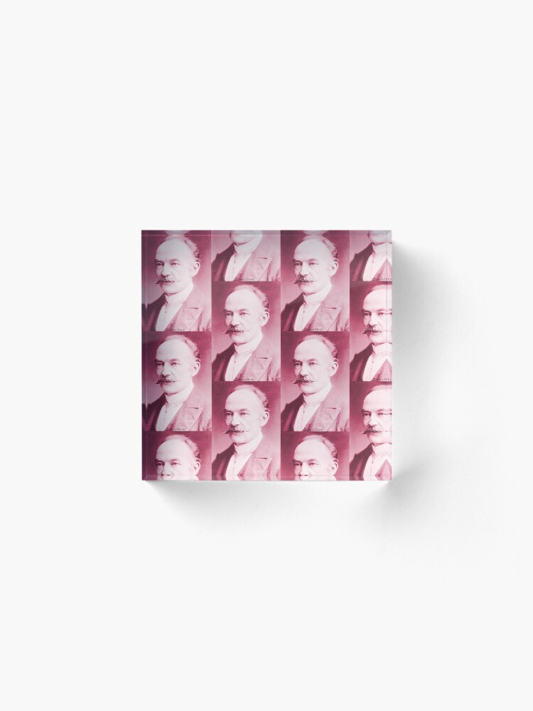 Alternate view of Thomas Hardy OM, English novelist and poet. Acrylic Block
