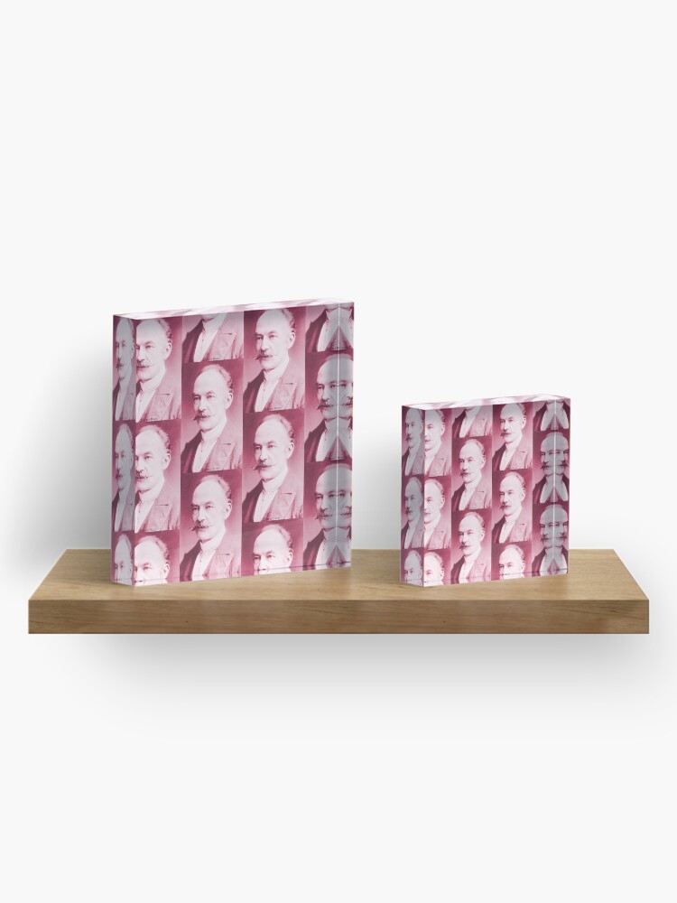 Alternate view of Thomas Hardy OM, English novelist and poet. Acrylic Block
