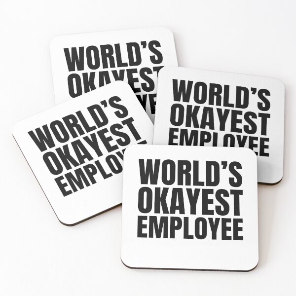Item preview, Worlds Okayest Employee designed and sold by House Sparrow.
