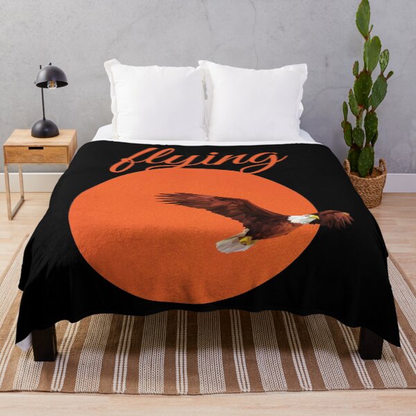 Item preview, Flying Eagle! Bald Eagle in front of red sun, gift idea for nature lovers designed and sold by Whiskylover.