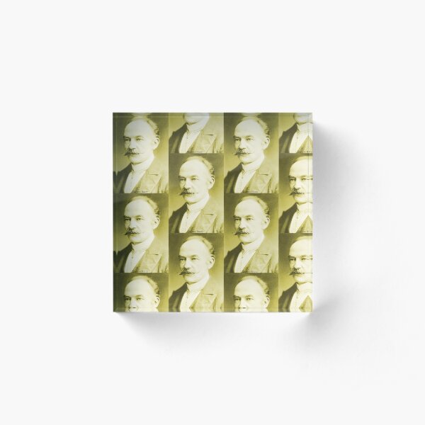 Thomas Hardy OM, English novelist and poet. Acrylic Block