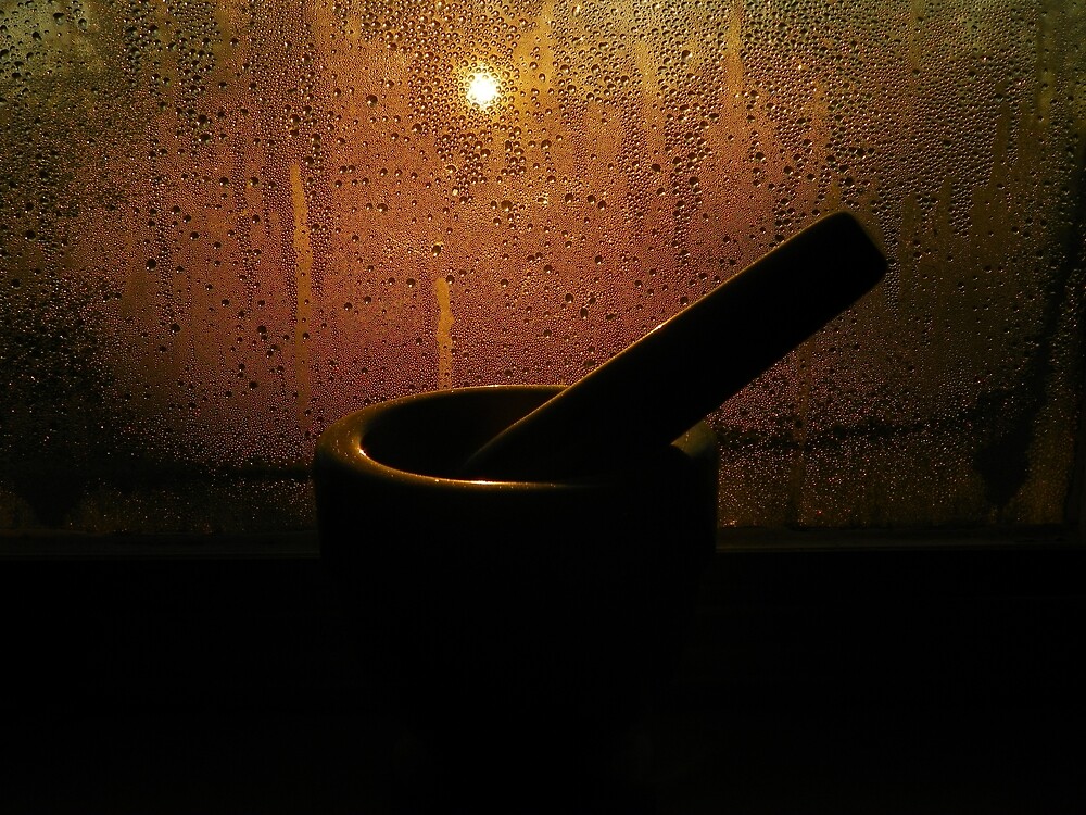 "Mortar and pestle, gold" by Robin Simmons Redbubble
