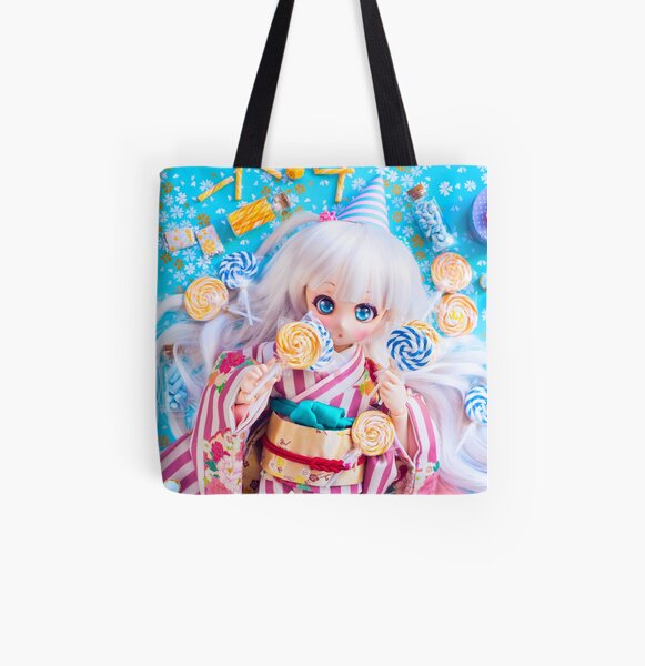 Kimono and lollipops · Nebula All Over Print Tote Bag