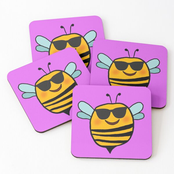 Item preview, BEEmoji Sunglasses Face Emoji Bee Character | Emobees designed and sold by JDMHoney.