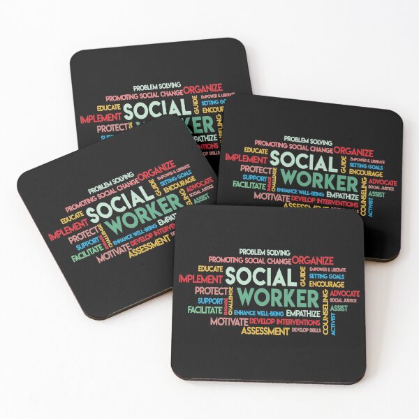 Item preview, Meaningful Social Worker Gift - Word Cloud - Social Work designed and sold by kntranhoang.