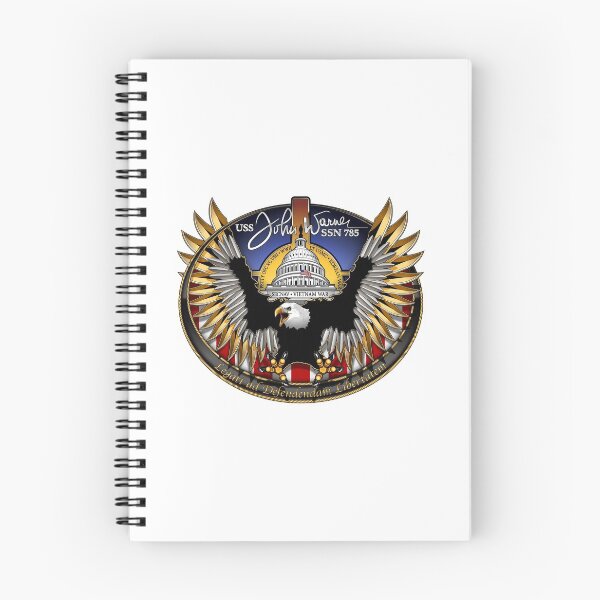 Item preview, SSN-785 USS John Warner Crest designed and sold by Nikki SpaceStuffPlus.