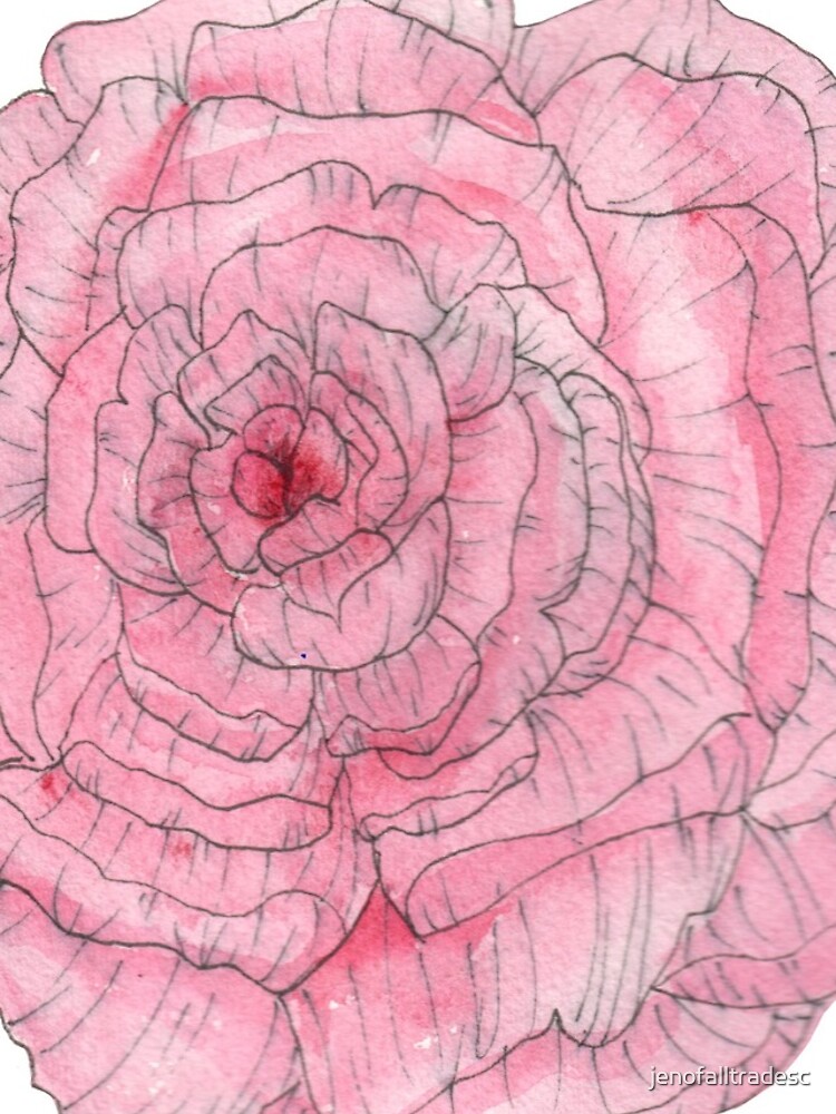 Watercolor Peony by jenofalltradesc