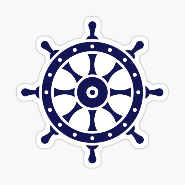 Item preview, Ship's Wheel (Seaman / Skipper / Sailor / Captain / Navy) designed and sold by MrFaulbaum.