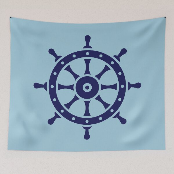 Item preview, Ship's Wheel (Seaman / Skipper / Sailor / Captain / Navy) designed and sold by MrFaulbaum.