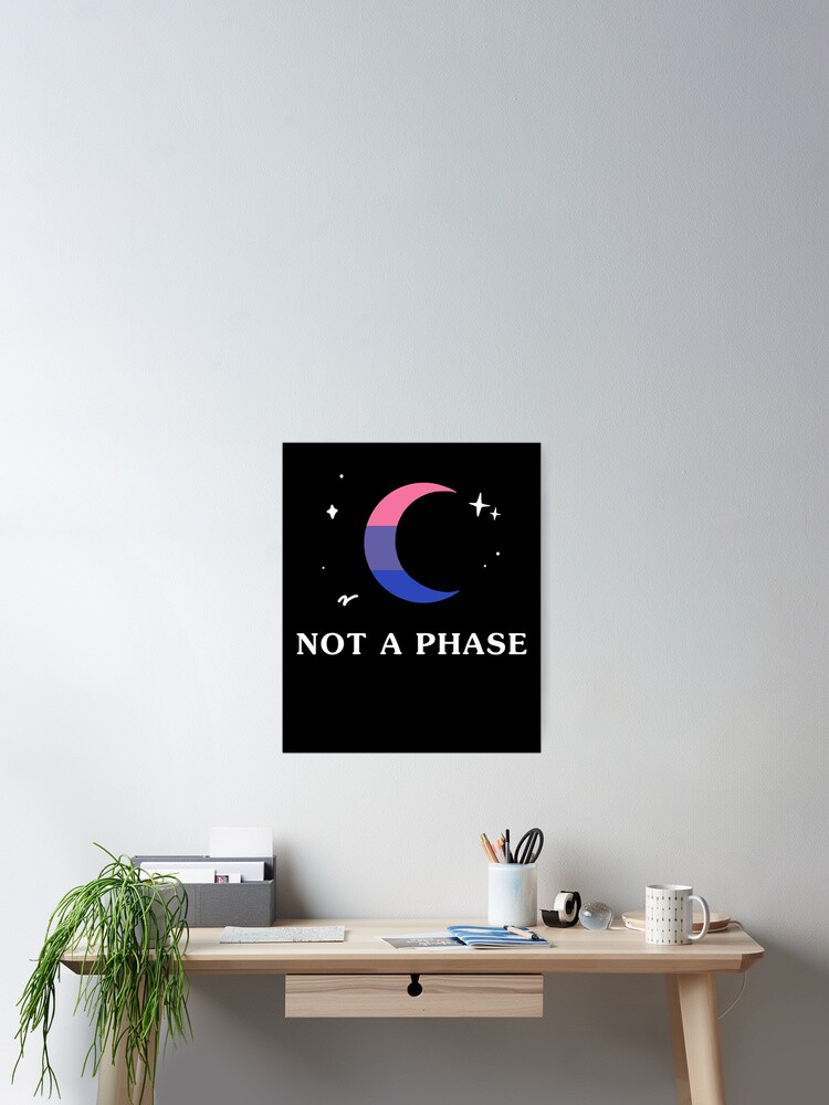 Not A Phase Bisexual LGBTQ Bi Pride Flag Moon Tank Top