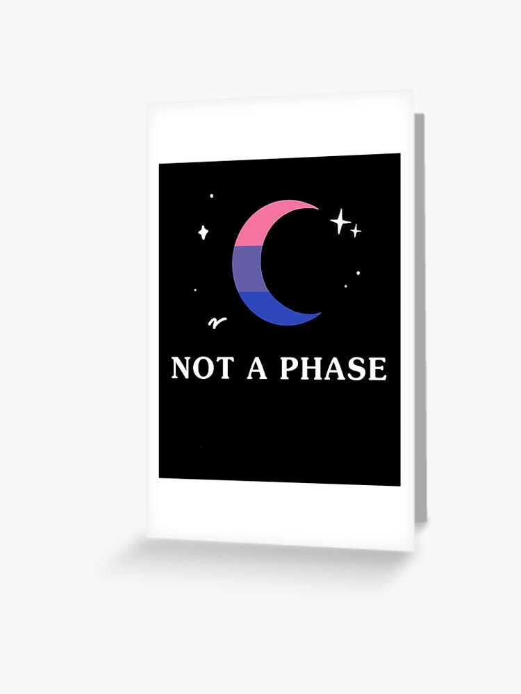 Not A Phase Bisexual LGBTQ Bi Pride Flag Moon Tank Top