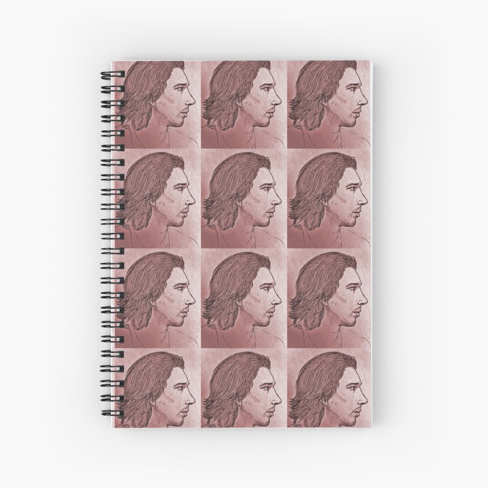 Vista previa del artículo con la obra «Cuaderno de espiral», diseñado y vendido por CsDarkrose.