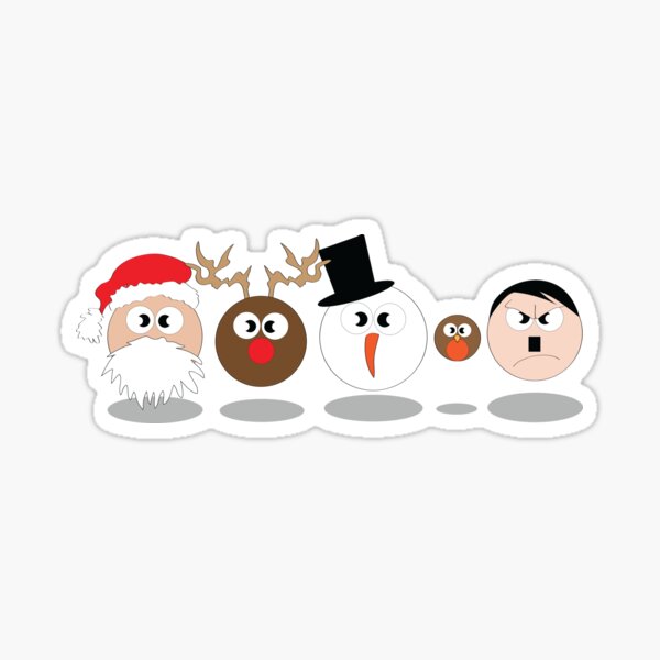 The five clichés of Christmas Sticker
