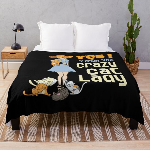 Item preview, Funny Cat Lady Gift - Yes I'm The Crazy Lady - Gag Gifts - Kitten Owner designed and sold by kntranhoang.
