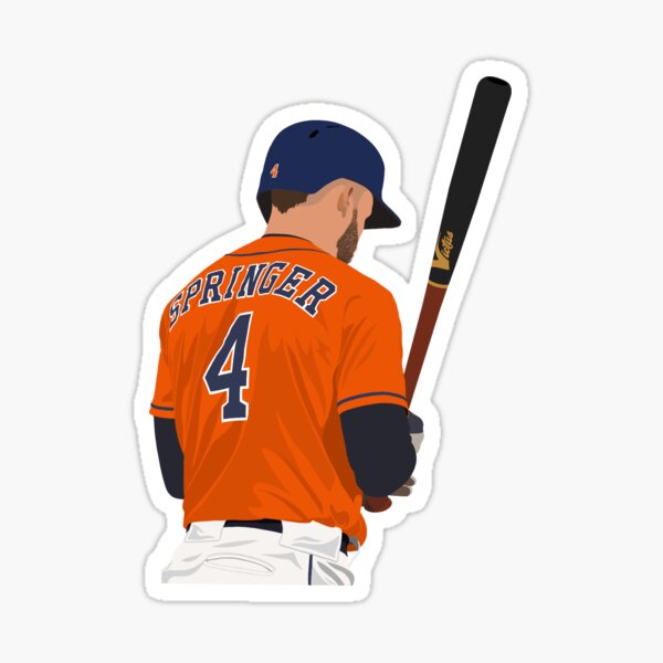 “George Springer” Sticker for Sale by devinobrien | Redbubble