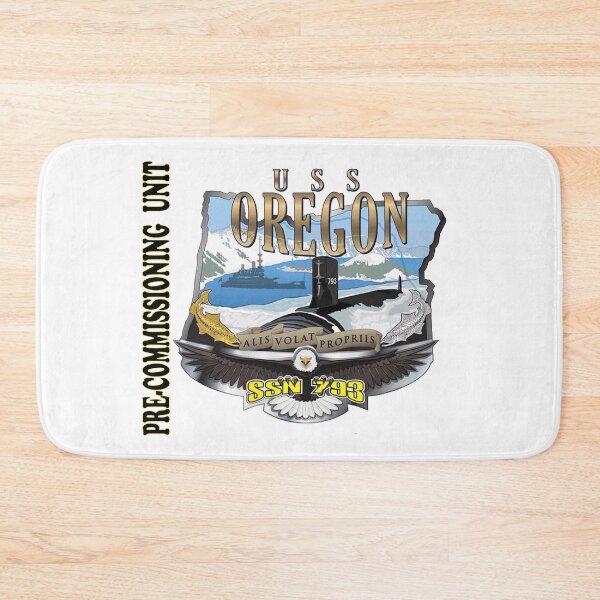 Item preview, USS Oregon SSN-793 Pre-commissioning Unit Crest designed and sold by Nikki SpaceStuffPlus.