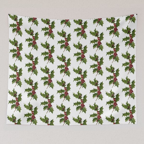 Item preview, Vintage Christmas Berries Botanical Illustration designed and sold by Persona-.