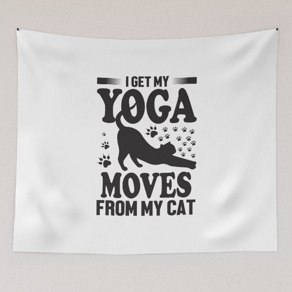 Item preview, Cat Yoga designed and sold by Dream Imagine Create ..
