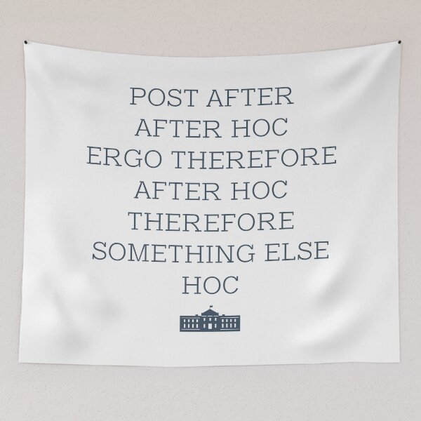 Artikelvorschau, Post hoc ergo propter hoc entworfen und verkauft von Tom Hillmeyer.
