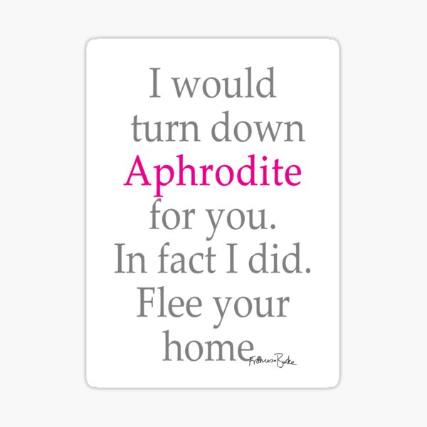 Aphrodite Valentine's Sticker