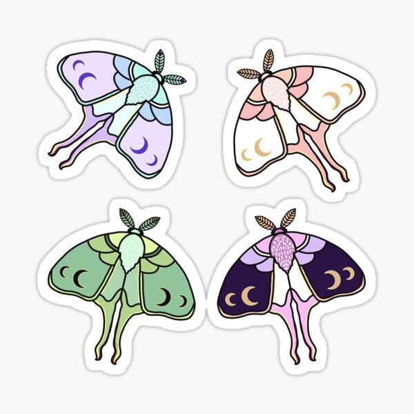 cute little moth vinyl sticker — These Things Shop // cute plushies and  accessories for you