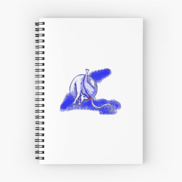 Item preview, Blue cat licking its butt like a medieval manuscipt designed and sold by QueenofFilth.