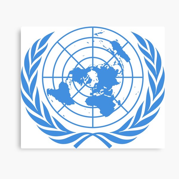 La bandera de las Naciones Unidas - Bandera de la ONU Lienzo